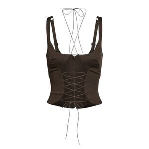 Ray corset lace top